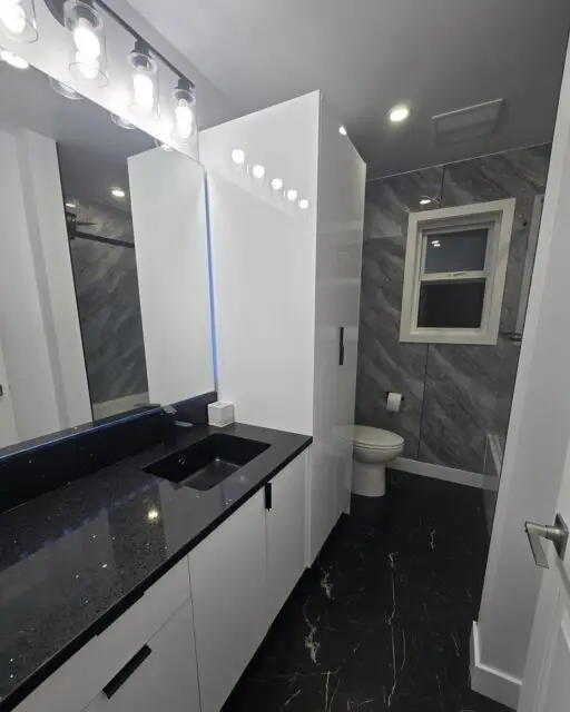 We transformed this space with a clean, modern update — and wrapped it all up in less than 2 weeks! From design to demo to final touches, we kept it efficient without cutting corners.

Thinking about a bathroom upgrade? Fast timelines, quality finishes — let’s make it happen.

#BathroomRenovation #VancouverRenovations #BeforeAndAfter #HomeUpgrade #RenovationGoals @dreamhomerenoyvr #renovations #renovationbc #bathroomreno #coquitlam